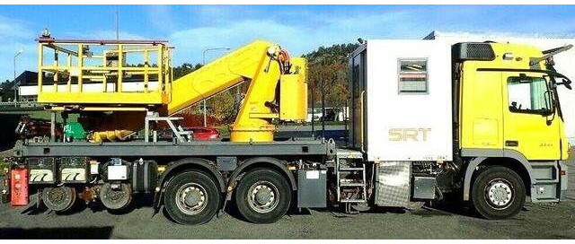 Mercedes-Benz 3344 SRT SCHÖRLING Road Rail Railway Zweiweg - منصة تلسكوبية محمولة على شاحنة: صورة 5 Mercedes-Benz 3344 SRT SCHÖRLING Road Rail Railway Zweiweg - منصة تلسكوبية محمولة على شاحنة: صورة 5