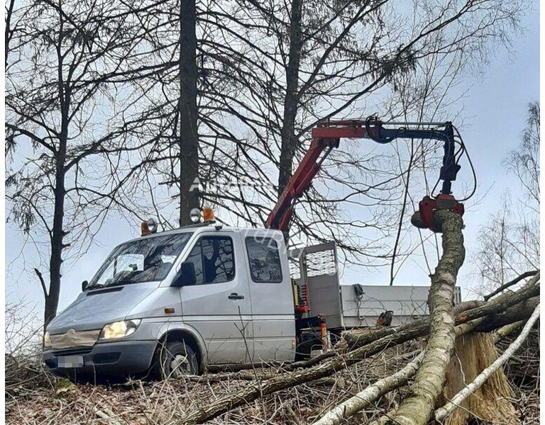 Mercedes-Benz 413 - Doka tipper+crane with gripper - شاحنة قلاب, شاحنة كرين: صورة 3 Mercedes-Benz 413 - Doka tipper+crane with gripper - شاحنة قلاب, شاحنة كرين: صورة 3