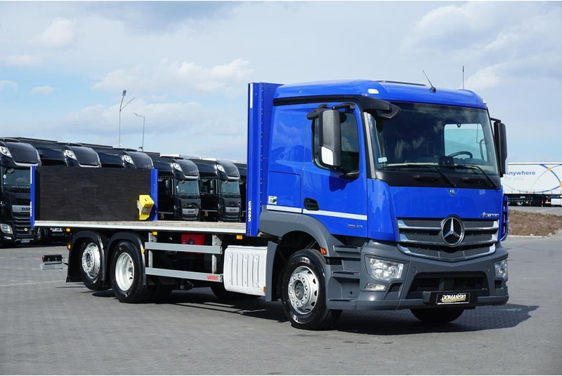 Mercedes-Benz ACTROS / 2543 / ACC / E 6 / PEŁNY ADR / PLATFORMA / ZAWIESIE POD - شاحنات مسطحة: صورة 1 Mercedes-Benz ACTROS / 2543 / ACC / E 6 / PEŁNY ADR / PLATFORMA / ZAWIESIE POD - شاحنات مسطحة: صورة 1