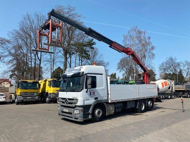 Mercedes-Benz ACTROS 2544 - شاحنات مسطحة, شاحنة كرين: صورة 1 Mercedes-Benz ACTROS 2544 - شاحنات مسطحة, شاحنة كرين: صورة 1