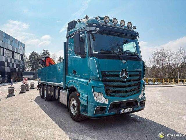 Mercedes-Benz ACTROS 2545 6x2 Palfinger PK 16001 HDS Crane - شاحنات مسطحة, شاحنة كرين: صورة 5 Mercedes-Benz ACTROS 2545 6x2 Palfinger PK 16001 HDS Crane - شاحنات مسطحة, شاحنة كرين: صورة 5