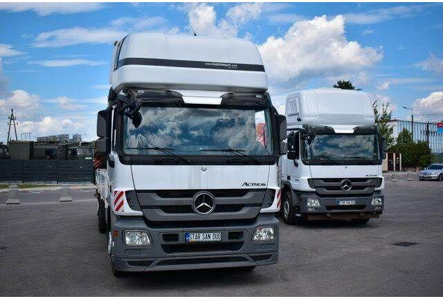 شاحنات مسطحة, شاحنة كرين Mercedes-Benz ACTROS 2546 6x2 Palfinger PK 50002 EURO 5 Cran: صورة 7 شاحنات مسطحة, شاحنة كرين Mercedes-Benz ACTROS 2546 6x2 Palfinger PK 50002 EURO 5 Cran: صورة 7