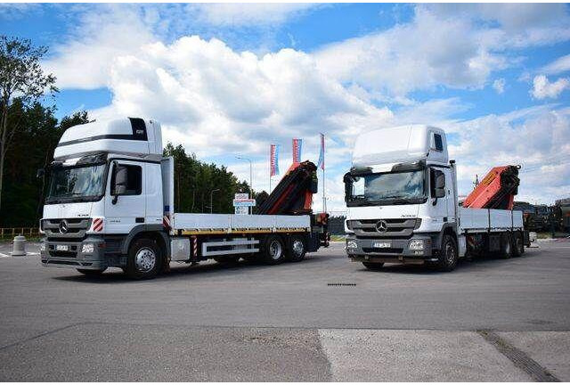 شاحنات مسطحة, شاحنة كرين Mercedes-Benz ACTROS 2546 6x2 Palfinger PK 50002 EURO 5 Cran: صورة 11 شاحنات مسطحة, شاحنة كرين Mercedes-Benz ACTROS 2546 6x2 Palfinger PK 50002 EURO 5 Cran: صورة 11