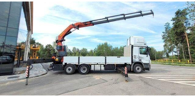 Mercedes-Benz ACTROS 2546 6x2 Palfinger PK 50002 EURO 5 Cran - شاحنات مسطحة, شاحنة كرين: صورة 4 Mercedes-Benz ACTROS 2546 6x2 Palfinger PK 50002 EURO 5 Cran - شاحنات مسطحة, شاحنة كرين: صورة 4