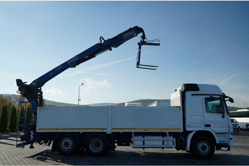 Mercedes-Benz ACTROS 2548 / 6x2 / BURTOWA - 6,5 M / OŚ PODNOSZONA / HDS FASSI - شاحنات مسطحة, شاحنة كرين: صورة 5 Mercedes-Benz ACTROS 2548 / 6x2 / BURTOWA - 6,5 M / OŚ PODNOSZONA / HDS FASSI - شاحنات مسطحة, شاحنة كرين: صورة 5