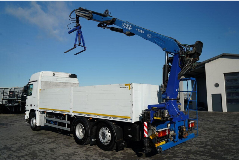 Mercedes-Benz ACTROS 2548 / 6x2 / BURTOWA - 6,5 M / OŚ PODNOSZONA / HDS FASSI - شاحنات مسطحة, شاحنة كرين: صورة 3 Mercedes-Benz ACTROS 2548 / 6x2 / BURTOWA - 6,5 M / OŚ PODNOSZONA / HDS FASSI - شاحنات مسطحة, شاحنة كرين: صورة 3