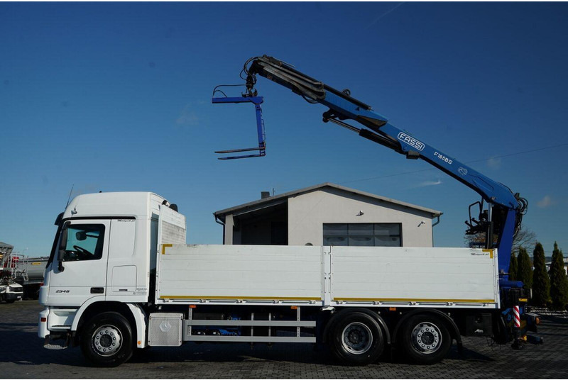 Mercedes-Benz ACTROS 2548 / 6x2 / BURTOWA - 6,5 M / OŚ PODNOSZONA / HDS FASSI - شاحنات مسطحة, شاحنة كرين: صورة 2 Mercedes-Benz ACTROS 2548 / 6x2 / BURTOWA - 6,5 M / OŚ PODNOSZONA / HDS FASSI - شاحنات مسطحة, شاحنة كرين: صورة 2