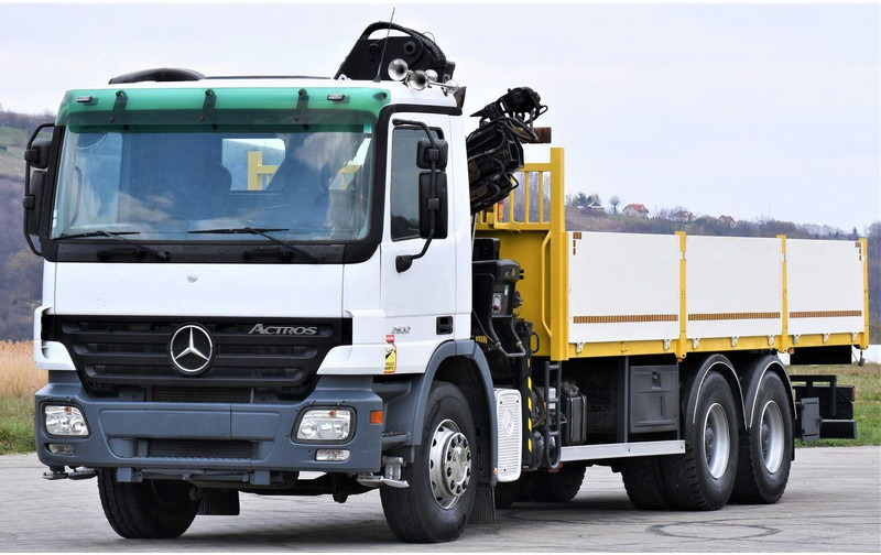 Mercedes-Benz ACTROS 2632 - شاحنات مسطحة, شاحنة كرين: صورة 4 Mercedes-Benz ACTROS 2632 - شاحنات مسطحة, شاحنة كرين: صورة 4