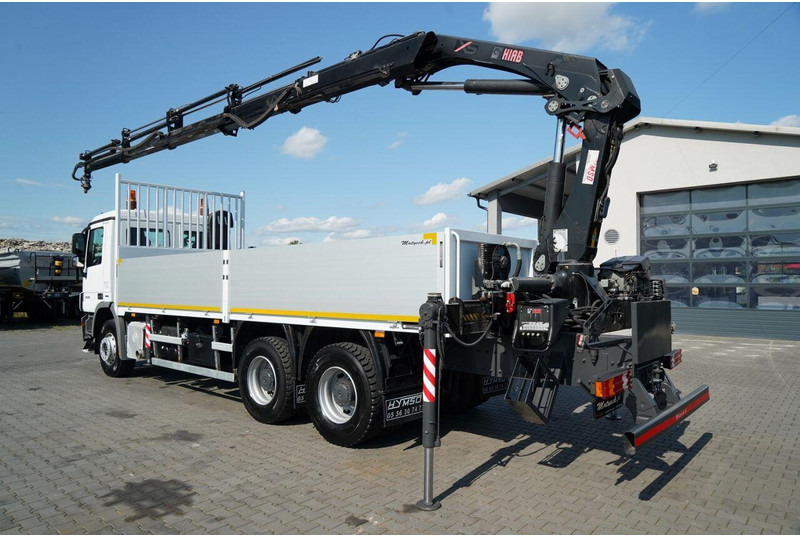Mercedes-Benz ACTROS 2636 / 6x4 / SKRZYNIOWY 7 M + HDS HIAB -  WYSÓW 12,6 M / - شاحنات مسطحة, شاحنة كرين: صورة 5 Mercedes-Benz ACTROS 2636 / 6x4 / SKRZYNIOWY 7 M + HDS HIAB -  WYSÓW 12,6 M / - شاحنات مسطحة, شاحنة كرين: صورة 5