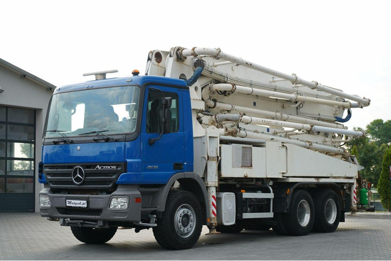 Mercedes-Benz ACTROS 2636 / POMPA SERMAC 5Z37 / 37  METRÓW / STEROWANIE RADIOW - مضخة خرسانة: صورة 1 Mercedes-Benz ACTROS 2636 / POMPA SERMAC 5Z37 / 37  METRÓW / STEROWANIE RADIOW - مضخة خرسانة: صورة 1