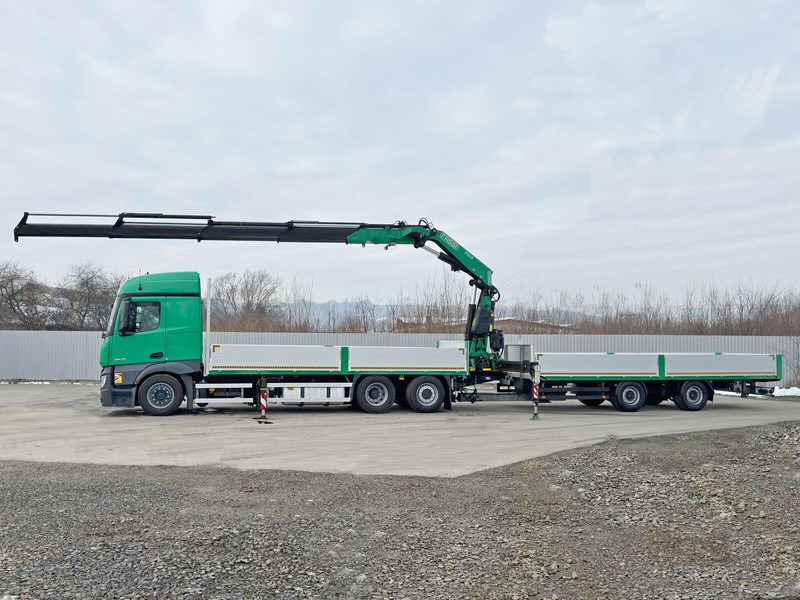 Mercedes-Benz ACTROS 2645 * FASSI F345.24 + FUNK + Anhänger - شاحنات مسطحة, شاحنة كرين: صورة 5 Mercedes-Benz ACTROS 2645 * FASSI F345.24 + FUNK + Anhänger - شاحنات مسطحة, شاحنة كرين: صورة 5