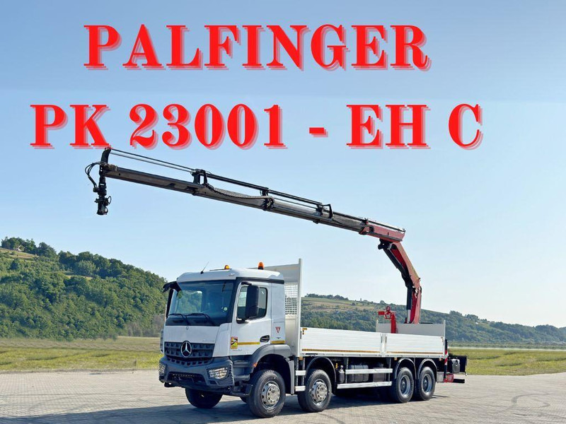 Mercedes-Benz ACTROS 3240 * PK 23001 - EH C+ FUNK / 8x4 * TOP - شاحنات مسطحة, شاحنة كرين: صورة 1 Mercedes-Benz ACTROS 3240 * PK 23001 - EH C+ FUNK / 8x4 * TOP - شاحنات مسطحة, شاحنة كرين: صورة 1