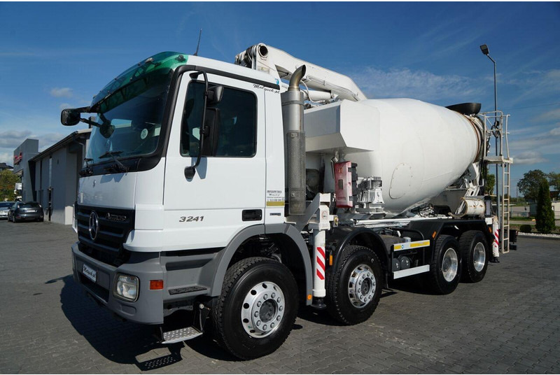 Mercedes-Benz ACTROS 3241 / POMPOGRUSZKA / 8X4 / BETONIARKA + POMPA SERMAC 3Z2 - شاحنة خلاطة خرسانة: صورة 4 Mercedes-Benz ACTROS 3241 / POMPOGRUSZKA / 8X4 / BETONIARKA + POMPA SERMAC 3Z2 - شاحنة خلاطة خرسانة: صورة 4