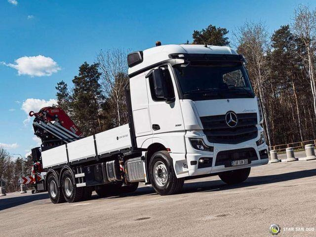 Mercedes-Benz ACTROS 3351 NEW 6x4 Fassi F485 Crane - شاحنات مسطحة, شاحنة كرين: صورة 2 Mercedes-Benz ACTROS 3351 NEW 6x4 Fassi F485 Crane - شاحنات مسطحة, شاحنة كرين: صورة 2