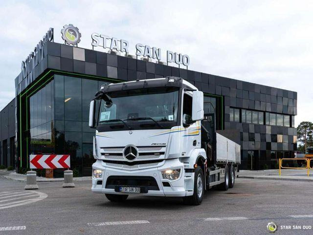 شاحنات مسطحة, شاحنة كرين Mercedes-Benz AROCS 2532 6x2 PALFINGER PK 22002: صورة 16
