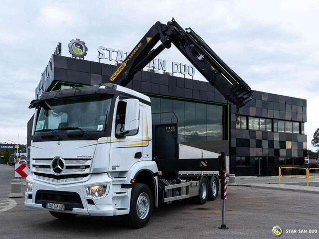 شاحنات مسطحة, شاحنة كرين Mercedes-Benz AROCS 2532 6x2 PALFINGER PK 22002: صورة 10