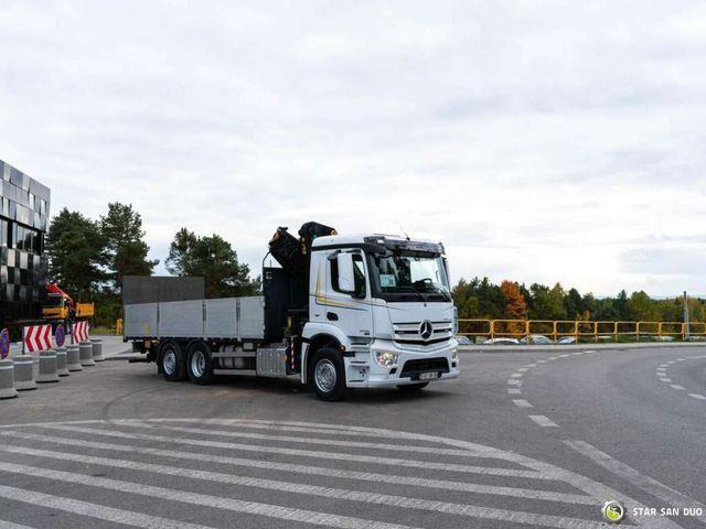 شاحنات مسطحة, شاحنة كرين Mercedes-Benz AROCS 2532 6x2 PALFINGER PK 22002: صورة 17