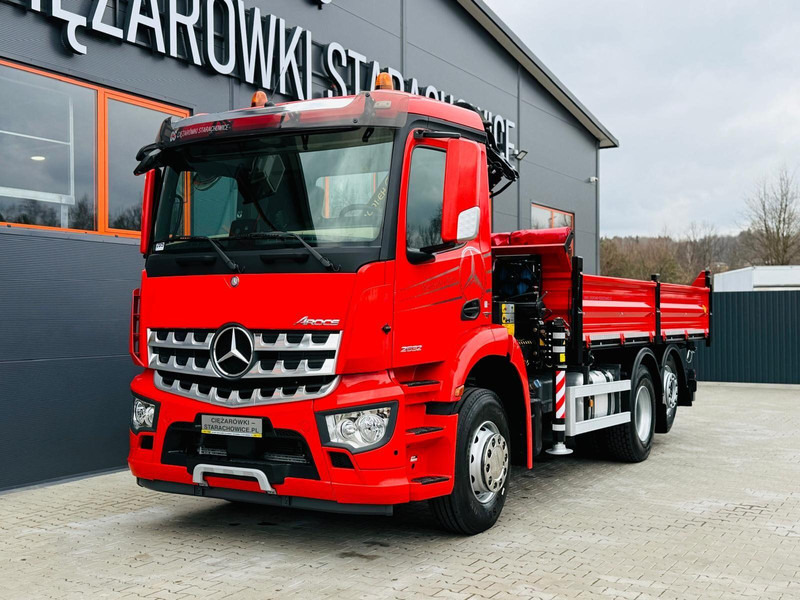 Mercedes-Benz AROCS 2532 // E6 // wywrotka 3-Stronna + PALFINGER PK 14001-EH / - شاحنة قلاب, شاحنة كرين: صورة 2 Mercedes-Benz AROCS 2532 // E6 // wywrotka 3-Stronna + PALFINGER PK 14001-EH / - شاحنة قلاب, شاحنة كرين: صورة 2