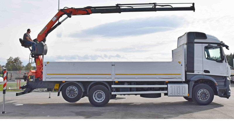 Mercedes-Benz AROCS 2542 - شاحنات مسطحة, شاحنة كرين: صورة 4 Mercedes-Benz AROCS 2542 - شاحنات مسطحة, شاحنة كرين: صورة 4