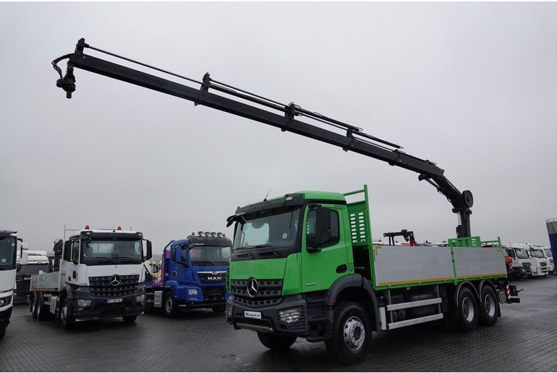Mercedes-Benz AROCS 2636 / 6x4 / SKRZYNIOWY- 6,5 M / + HDS HIAB 4x wysów: 13 - شاحنات مسطحة, شاحنة كرين: صورة 2 Mercedes-Benz AROCS 2636 / 6x4 / SKRZYNIOWY- 6,5 M / + HDS HIAB 4x wysów: 13 - شاحنات مسطحة, شاحنة كرين: صورة 2