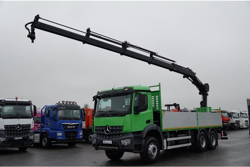 Mercedes-Benz AROCS 2636 / 6x4 / SKRZYNIOWY- 6,5 M / + HDS HIAB 4x wysów: 13 - شاحنات مسطحة, شاحنة كرين: صورة 3 Mercedes-Benz AROCS 2636 / 6x4 / SKRZYNIOWY- 6,5 M / + HDS HIAB 4x wysów: 13 - شاحنات مسطحة, شاحنة كرين: صورة 3