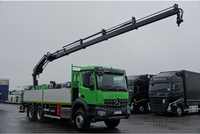 Mercedes-Benz AROCS 2636 / 6x4 / SKRZYNIOWY- 6,5 M / + HDS HIAB 4x wysów: 13 - شاحنات مسطحة, شاحنة كرين: صورة 1 Mercedes-Benz AROCS 2636 / 6x4 / SKRZYNIOWY- 6,5 M / + HDS HIAB 4x wysów: 13 - شاحنات مسطحة, شاحنة كرين: صورة 1