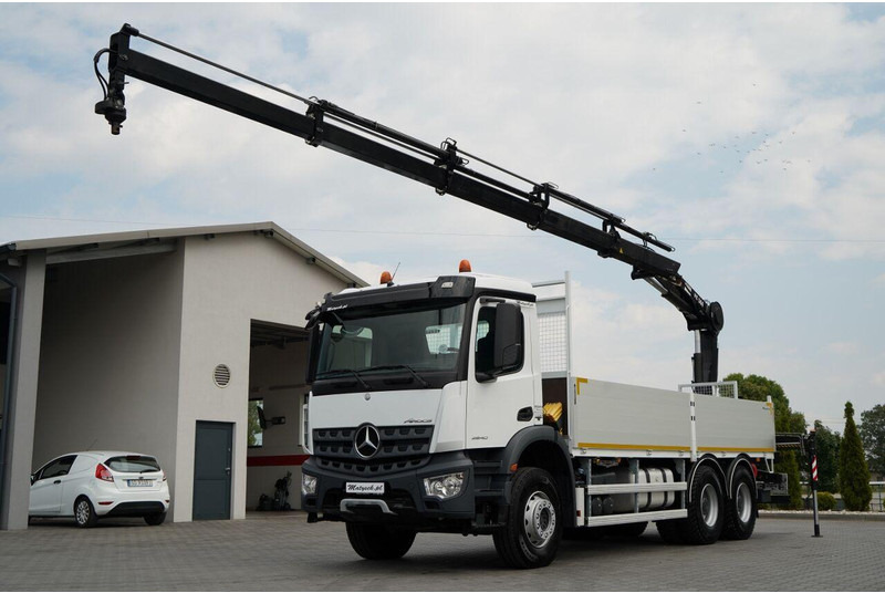 Mercedes-Benz / AROCS 2640 / 6x4 / SKRZYNIOWY - 6,5 M / HDS HIAB XS 144 / wysó - شاحنات مسطحة, شاحنة كرين: صورة 2 Mercedes-Benz / AROCS 2640 / 6x4 / SKRZYNIOWY - 6,5 M / HDS HIAB XS 144 / wysó - شاحنات مسطحة, شاحنة كرين: صورة 2