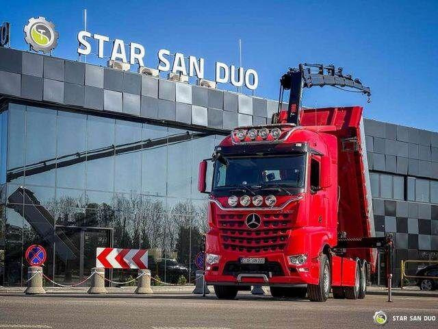 Mercedes-Benz AROCS 3358L 6x4 HIAB 192X-HIPRO E-6 Crane Kippe - شاحنة قلاب, شاحنة كرين: صورة 4 Mercedes-Benz AROCS 3358L 6x4 HIAB 192X-HIPRO E-6 Crane Kippe - شاحنة قلاب, شاحنة كرين: صورة 4