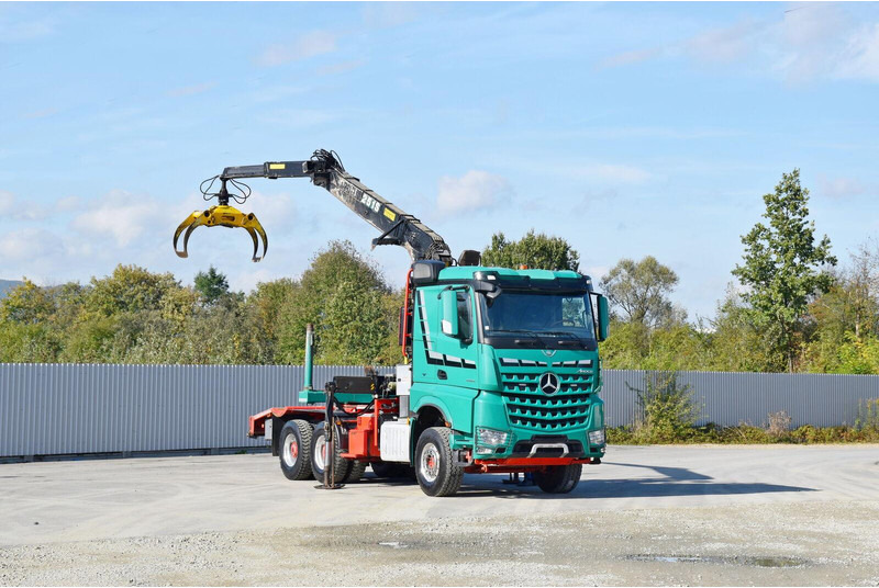 Mercedes-Benz AROCS 3363 *HOLZTRANSPORTER * LOGLIFT 251S /6x4 - شاحنة قطع الأشجار, شاحنة كرين: صورة 2 Mercedes-Benz AROCS 3363 *HOLZTRANSPORTER * LOGLIFT 251S /6x4 - شاحنة قطع الأشجار, شاحنة كرين: صورة 2