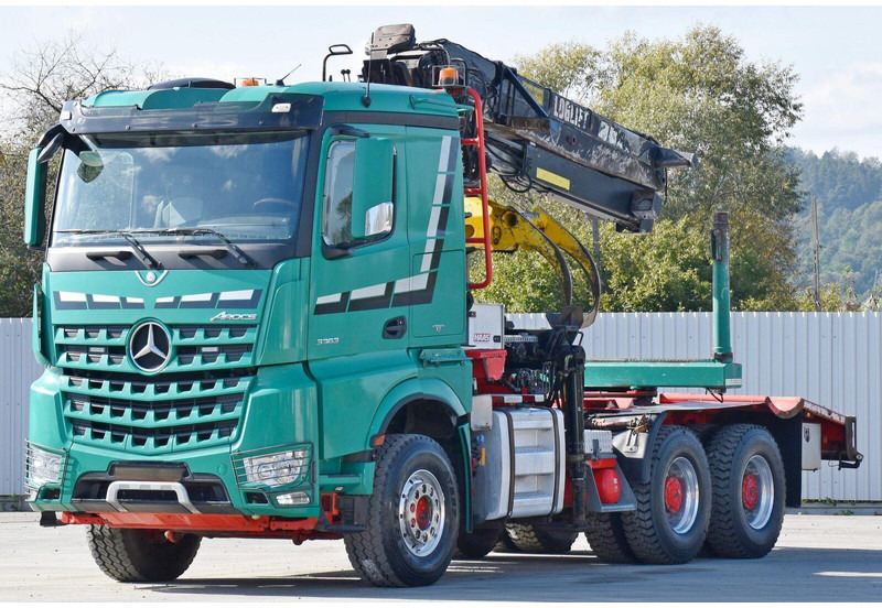 Mercedes-Benz AROCS 3363 *HOLZTRANSPORTER * LOGLIFT 251S /6x4 - شاحنة قطع الأشجار, شاحنة كرين: صورة 3 Mercedes-Benz AROCS 3363 *HOLZTRANSPORTER * LOGLIFT 251S /6x4 - شاحنة قطع الأشجار, شاحنة كرين: صورة 3