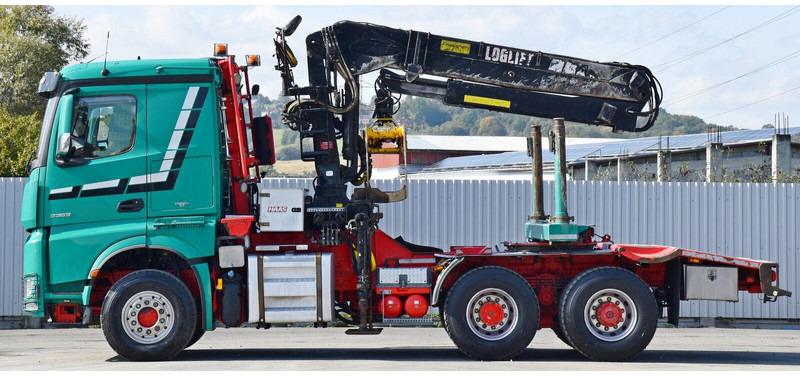 Mercedes-Benz AROCS 3363 *HOLZTRANSPORTER * LOGLIFT 251S /6x4 - شاحنة قطع الأشجار, شاحنة كرين: صورة 5 Mercedes-Benz AROCS 3363 *HOLZTRANSPORTER * LOGLIFT 251S /6x4 - شاحنة قطع الأشجار, شاحنة كرين: صورة 5