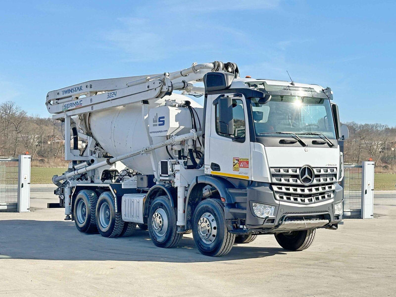 Mercedes-Benz AROCS 3743 * Betonpumpe + FUNK * 8x4 * TOP - شاحنة خلاطة خرسانة: صورة 1 Mercedes-Benz AROCS 3743 * Betonpumpe + FUNK * 8x4 * TOP - شاحنة خلاطة خرسانة: صورة 1