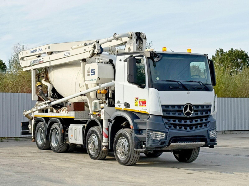 Mercedes-Benz AROCS 3743 * Betonpumpe + FUNK * 8x4 * TOP - مضخة خرسانة: صورة 1 Mercedes-Benz AROCS 3743 * Betonpumpe + FUNK * 8x4 * TOP - مضخة خرسانة: صورة 1