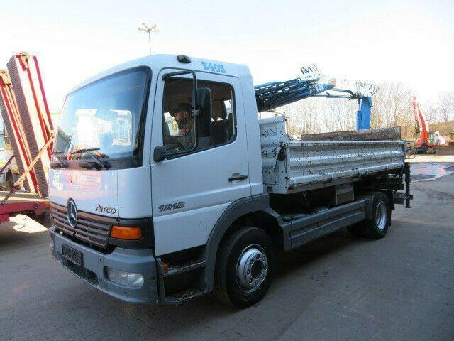 Mercedes-Benz ATEGO 1218 - شاحنة قلاب, شاحنة كرين: صورة 3 Mercedes-Benz ATEGO 1218 - شاحنة قلاب, شاحنة كرين: صورة 3