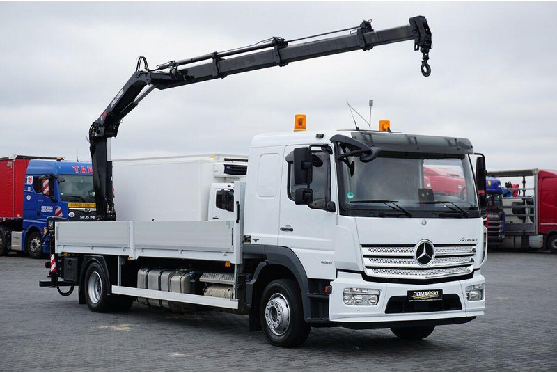Mercedes-Benz ATEGO / 1224 / ACC / SKRZYNIOWY + HDS / HIAB 099 B - 3 DUO - شاحنات مسطحة, شاحنة كرين: صورة 1 Mercedes-Benz ATEGO / 1224 / ACC / SKRZYNIOWY + HDS / HIAB 099 B - 3 DUO - شاحنات مسطحة, شاحنة كرين: صورة 1