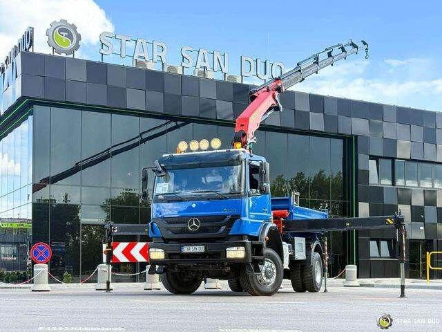 Mercedes-Benz AXOR 1833 4x4 Palfinger PK 22002 EH Crane Winch - شاحنة قلاب, شاحنة كرين: صورة 1 Mercedes-Benz AXOR 1833 4x4 Palfinger PK 22002 EH Crane Winch - شاحنة قلاب, شاحنة كرين: صورة 1