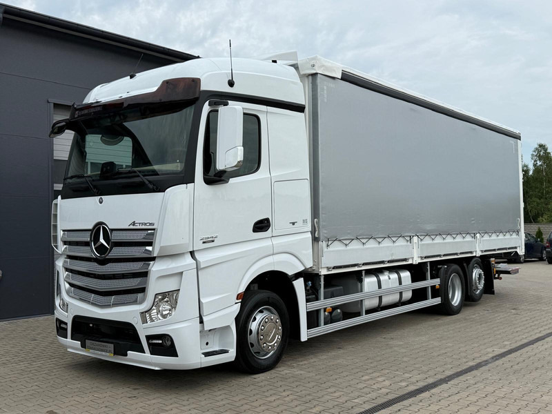 Mercedes-Benz Actros 2542 / E6 / burto-firanka 8,5 m + winda / 2 - شاحنة ستارة: صورة 1 Mercedes-Benz Actros 2542 / E6 / burto-firanka 8,5 m + winda / 2 - شاحنة ستارة: صورة 1