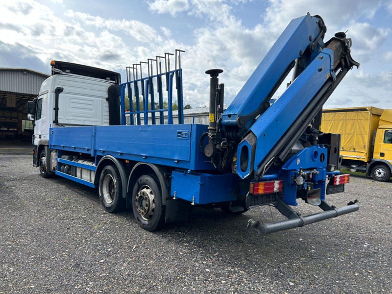 Mercedes-Benz Actros 2544 Glastransporter mit Palfinger Kran - شاحنات مسطحة, شاحنة كرين: صورة 4 Mercedes-Benz Actros 2544 Glastransporter mit Palfinger Kran - شاحنات مسطحة, شاحنة كرين: صورة 4