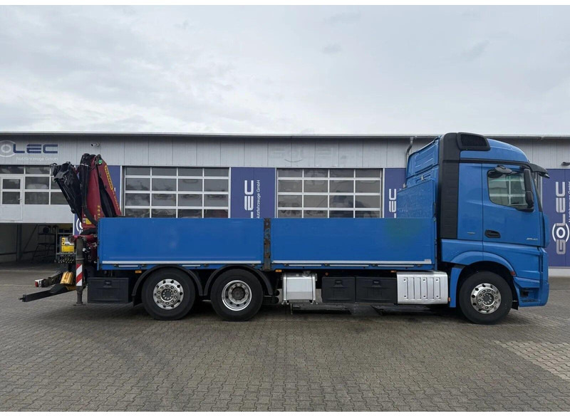 Mercedes-Benz Actros 2545 - Flatbed + crane 6x2 - شاحنات مسطحة, شاحنة كرين: صورة 5 Mercedes-Benz Actros 2545 - Flatbed + crane 6x2 - شاحنات مسطحة, شاحنة كرين: صورة 5