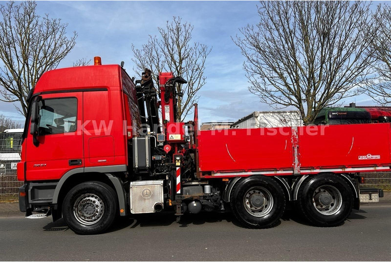 Mercedes-Benz Actros 2651 6x4 Flatbed + Crane Atlas 190.2 - شاحنات مسطحة, شاحنة كرين: صورة 5 Mercedes-Benz Actros 2651 6x4 Flatbed + Crane Atlas 190.2 - شاحنات مسطحة, شاحنة كرين: صورة 5