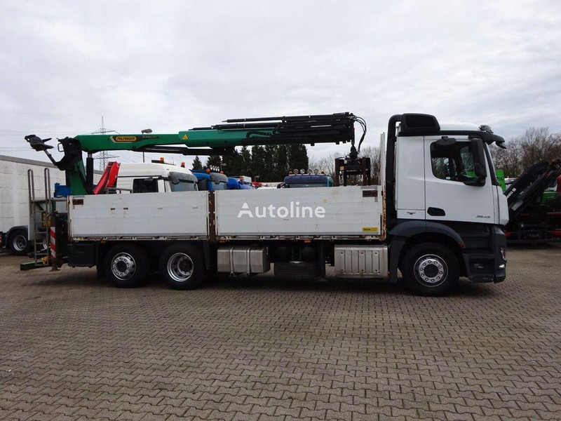 Mercedes-Benz Antos 2543 - Flatbed+crane 6x2 - شاحنات مسطحة, شاحنة كرين: صورة 3 Mercedes-Benz Antos 2543 - Flatbed+crane 6x2 - شاحنات مسطحة, شاحنة كرين: صورة 3
