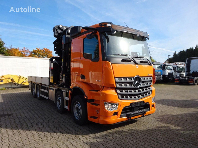 Mercedes-Benz Arocs 3751 - Flatbed+crane - شاحنات مسطحة, شاحنة كرين: صورة 2 Mercedes-Benz Arocs 3751 - Flatbed+crane - شاحنات مسطحة, شاحنة كرين: صورة 2
