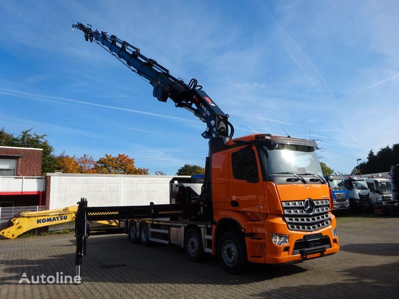 Mercedes-Benz Arocs 3751 - Flatbed+crane - شاحنات مسطحة, شاحنة كرين: صورة 3 Mercedes-Benz Arocs 3751 - Flatbed+crane - شاحنات مسطحة, شاحنة كرين: صورة 3