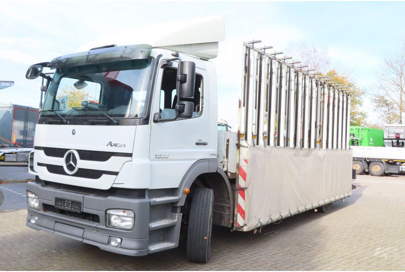 Mercedes-Benz Axor 1833 L Glasstransporter + Crane Palfinger - شاحنة: صورة 1 Mercedes-Benz Axor 1833 L Glasstransporter + Crane Palfinger - شاحنة: صورة 1