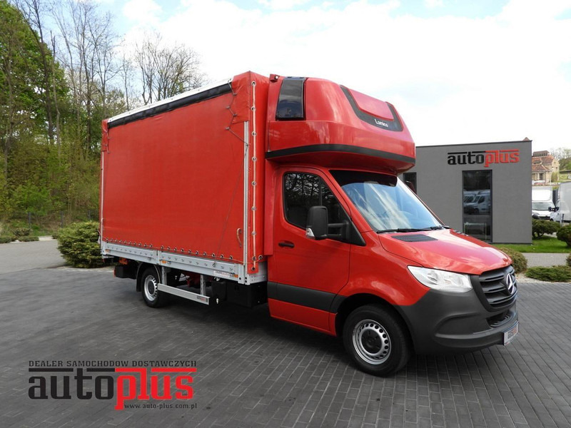 Mercedes-Benz SPRINTER 316 8 PALET PLANDEKA WINDA TEMPOMAT KLIMATYZACJA 160K - شاحنة ستارة جانبية: صورة 1 Mercedes-Benz SPRINTER 316 8 PALET PLANDEKA WINDA TEMPOMAT KLIMATYZACJA 160K - شاحنة ستارة جانبية: صورة 1