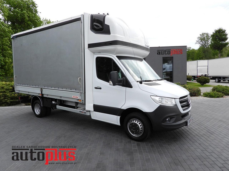 Mercedes-Benz SPRINTER 519 PLANDEKA 8 PALET WEBASTO TEMPOMAT BLIŹNIACZE KOŁA - شاحنة ستارة جانبية: صورة 1 Mercedes-Benz SPRINTER 519 PLANDEKA 8 PALET WEBASTO TEMPOMAT BLIŹNIACZE KOŁA - شاحنة ستارة جانبية: صورة 1