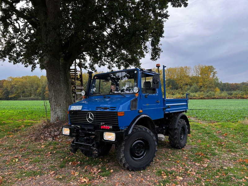 Mercedes-Benz Unimog 427 Platós hókotrócs - آلة حراثة الحدائق: صورة 2 Mercedes-Benz Unimog 427 Platós hókotrócs - آلة حراثة الحدائق: صورة 2