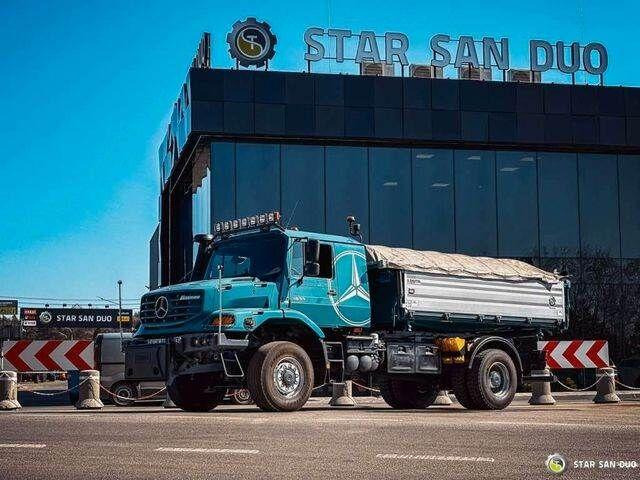 Mercedes-Benz Zetros 1833 4x4 Kipper Camper Chassis - شاحنة هيكل كابينة, شاحنة كرين: صورة 1 Mercedes-Benz Zetros 1833 4x4 Kipper Camper Chassis - شاحنة هيكل كابينة, شاحنة كرين: صورة 1
