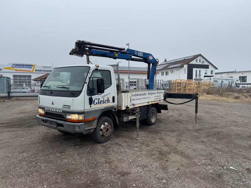 Mitsubishi Canter FE649 - Flatbed truck + crane - شاحنات مسطحة, شاحنة كرين: صورة 3 Mitsubishi Canter FE649 - Flatbed truck + crane - شاحنات مسطحة, شاحنة كرين: صورة 3