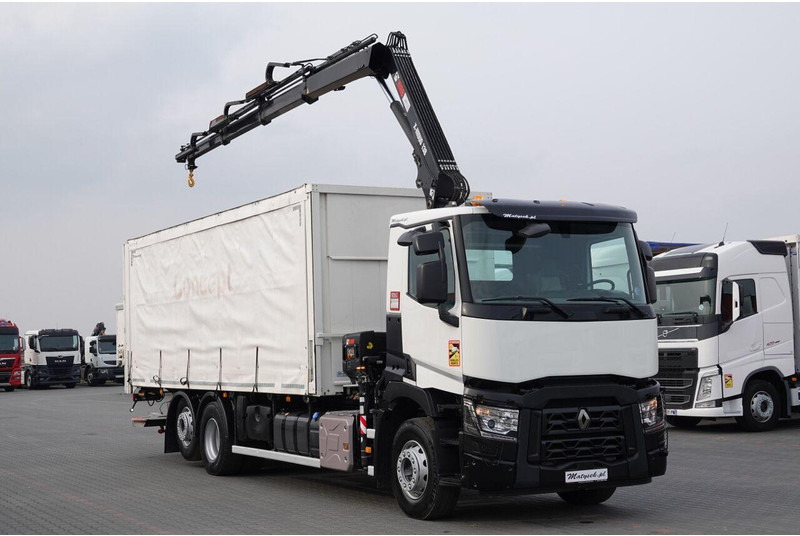 Renault C 380 / 6x2 / SKRZYNIOWY / HDS HIAB 138 B-3 WYSÓW 10,5 M / ROTAT - شاحنة ستارة: صورة 1 Renault C 380 / 6x2 / SKRZYNIOWY / HDS HIAB 138 B-3 WYSÓW 10,5 M / ROTAT - شاحنة ستارة: صورة 1